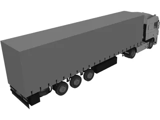 DAF XF 3D Model