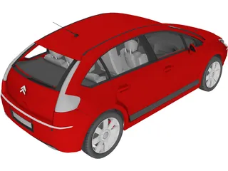 Citroen C4 3D Model