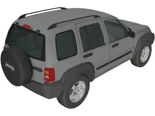 Jeep Liberty (2010) 3D Model
