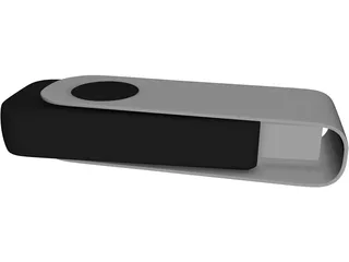 USB Flash Drive 3D Model