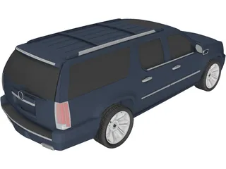 Cadillac Escalade ESV (2013) 3D Model