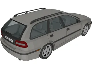 Volvo V40 Estate 3D Model