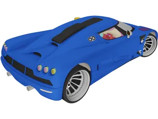 Koenigsegg CC (2008) 3D Model