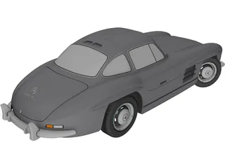 Mercedes-Benz 300SL Gullwing 3D Model