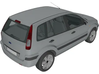 Ford Fusion Hatchback (2006) 3D Model