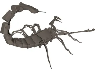 Cyber Scorpion 3D Model