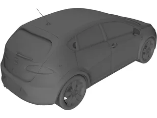 Seat Leon 3D Model