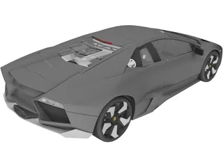 Lamborghini Reventon (2008) 3D Model