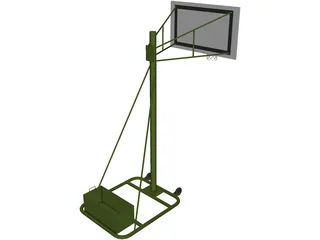 Basketball Rack 3D Model