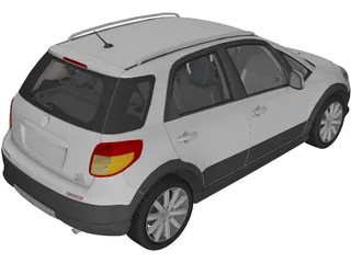 Fiat Sedici (2011) 3D Model