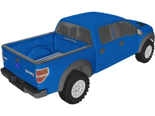 Ford F-150 SVT Raptor (2010) 3D Model