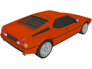 BMW M1 (1979) 3D Model