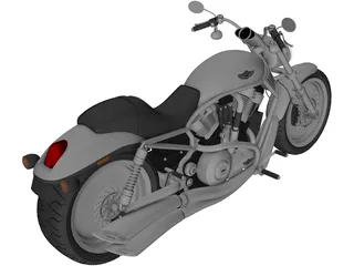 Harley-Davidson VROD 3D Model