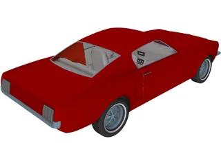 Ford Mustang (1967) 3D Model