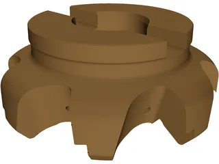 Face Mill 3D Model