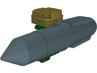 OS Nitro Engine Class 90 3D Model