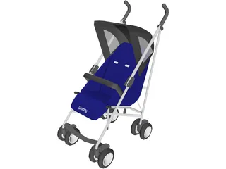 Quinny Stroller 3D Model