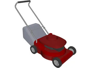 Lawn Mower 3D Model