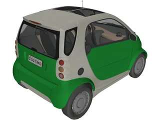 Smart Fortwo 3D Model