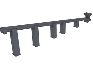 Helix Conveyor 3D Model