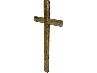 Roman Cross 3D Model