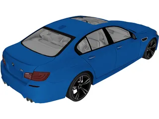 BMW M5 (2012) 3D Model