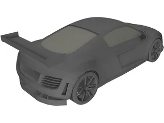 Audi R8 GT3 3D Model