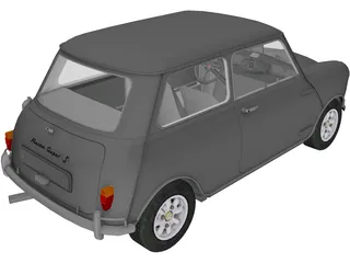 Austin Mini Cooper S (1965) 3D Model