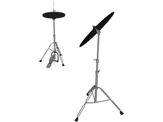 Marshall Portable Hi Hat 3D Model