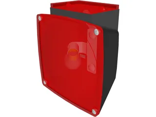 Trailer Tail Light 3D Model