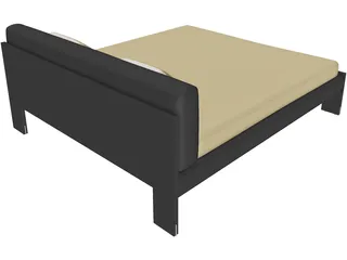 Brooks Bed 3D Model