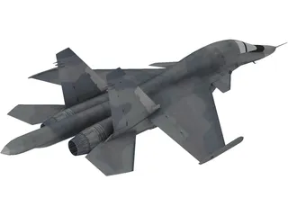 Sukhoi Su-34 Fullback 3D Model