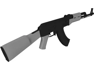 AK-47 3D Model