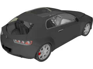 Alfa Romeo Brera (2005) 3D Model