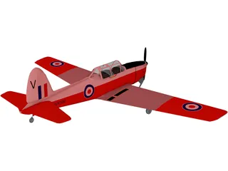 de Havilland Canada DHC-1 Chipmunk 3D Model