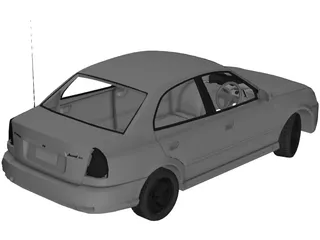 Hyundai Accent (2000) 3D Model