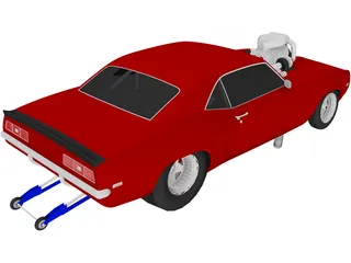 Chevrolet Camaro Pro Drag 3D Model