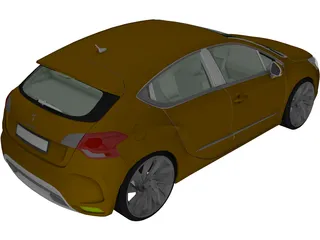 Citroen DS4 3D Model