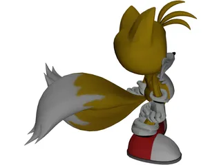 Tails Sonic 3D Model