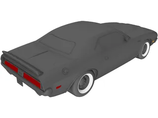 Dodge Challenger (1970) 3D Model