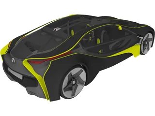 BMW Vision EfficientDynamics Black Edition 3D Model