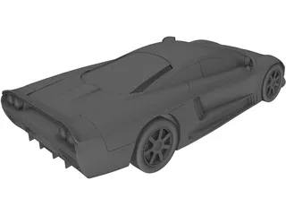 Supercar 3D Model