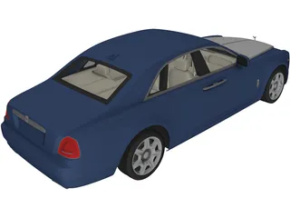 Rolls-Royce Ghost (2010) 3D Model