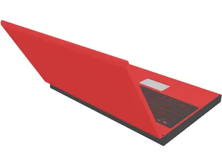 Toshiba Laptop 3D Model