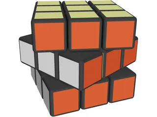 Rubic Cube 3D Model