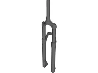 650B Suspension Fork 3D Model