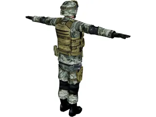 Soldier 3D Model