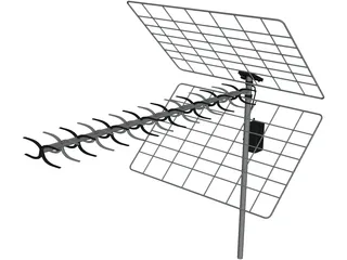 TV Antenna 3D Model