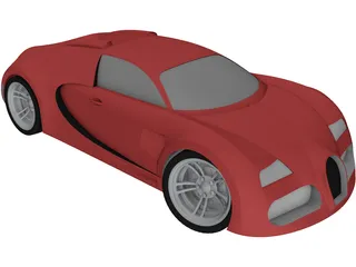 Bugatti Veyron 3D Model