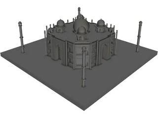 Taj Mahal 3D Model